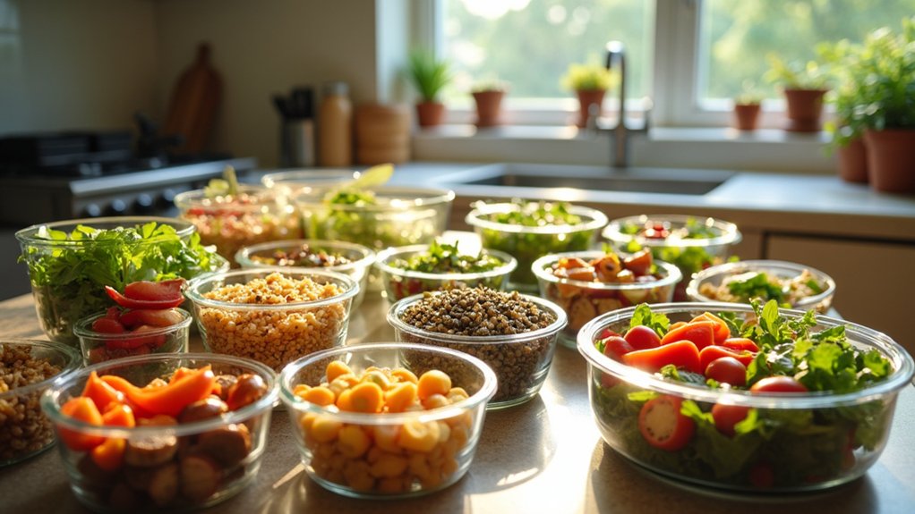 Mahlzeitenvorbereitung für Frische