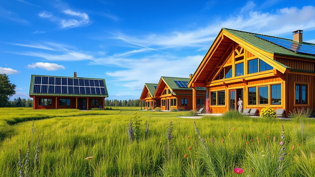 Nachhaltige traditionelle Architektur Integration