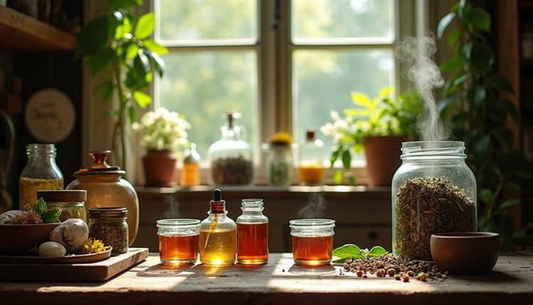 Tee-Tinktur Kompresse Anwendung